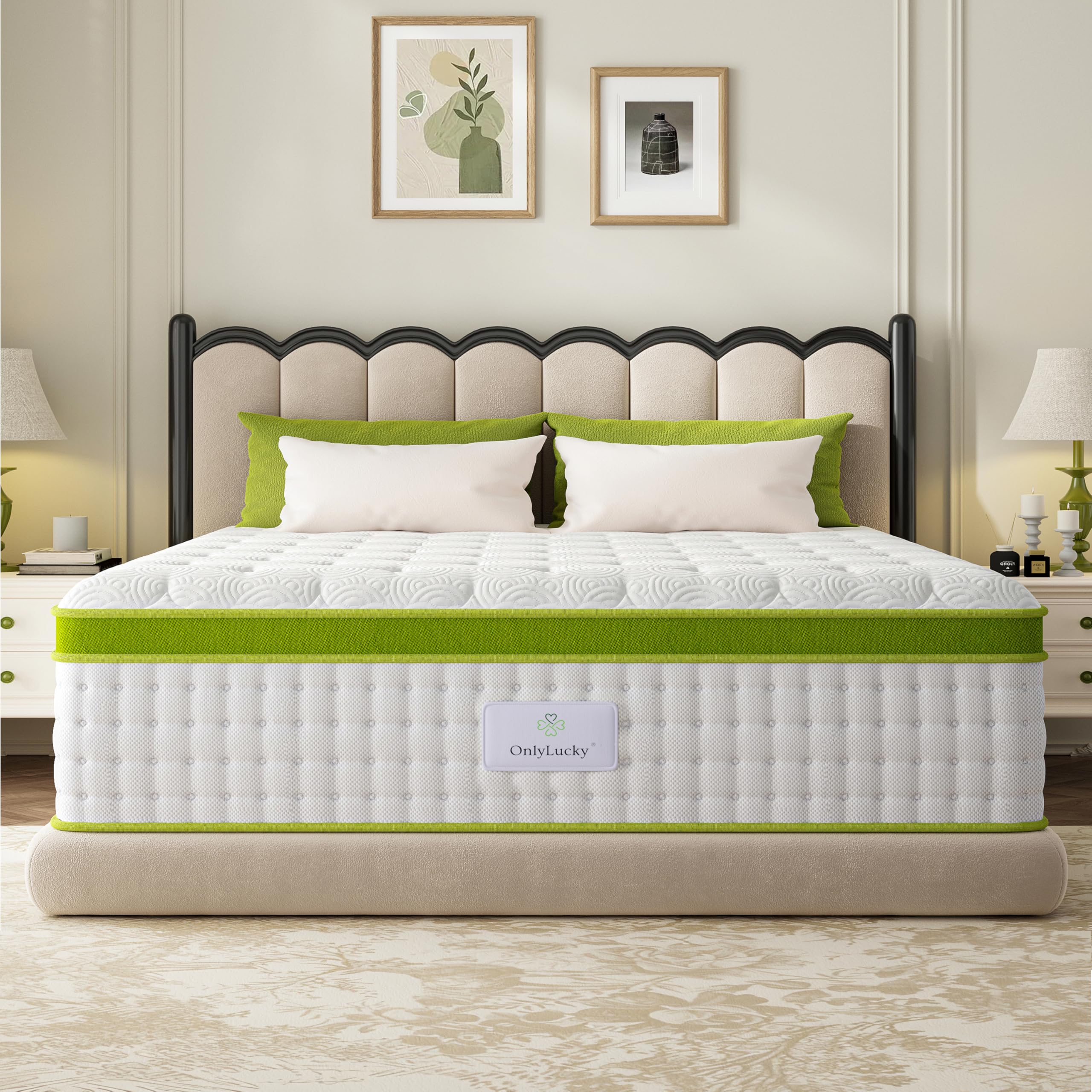 Amazon.com: Onlylucky Twin Mattress 12 Inch, Firm Twin Size